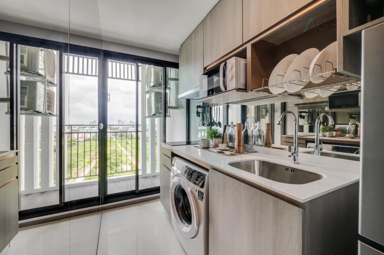 รูป ให้เช่าคอนโด ไนท์บริดจ์ คอลลาจ สุขุมวิท 107 อาคาร 1 ชั้น 15 1 ห้องนอน ขนาด 32.00 ตรม ใกล้ อิมพีเรียลสำโรง - รูปที่ 7/8