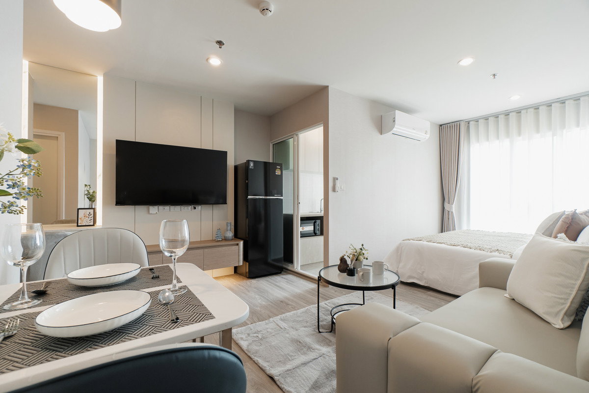 รูป คุ้มค่า คุ้มราคา 🔥 Regent Home Bangna | คอนโดใกล้ BTS บางนา | Studio แบบกั้นครัวเป็นสัดส่วน | ส่วนกลางครบครัน ห้องพร้อมอยู่ - รูปที่ 4/11