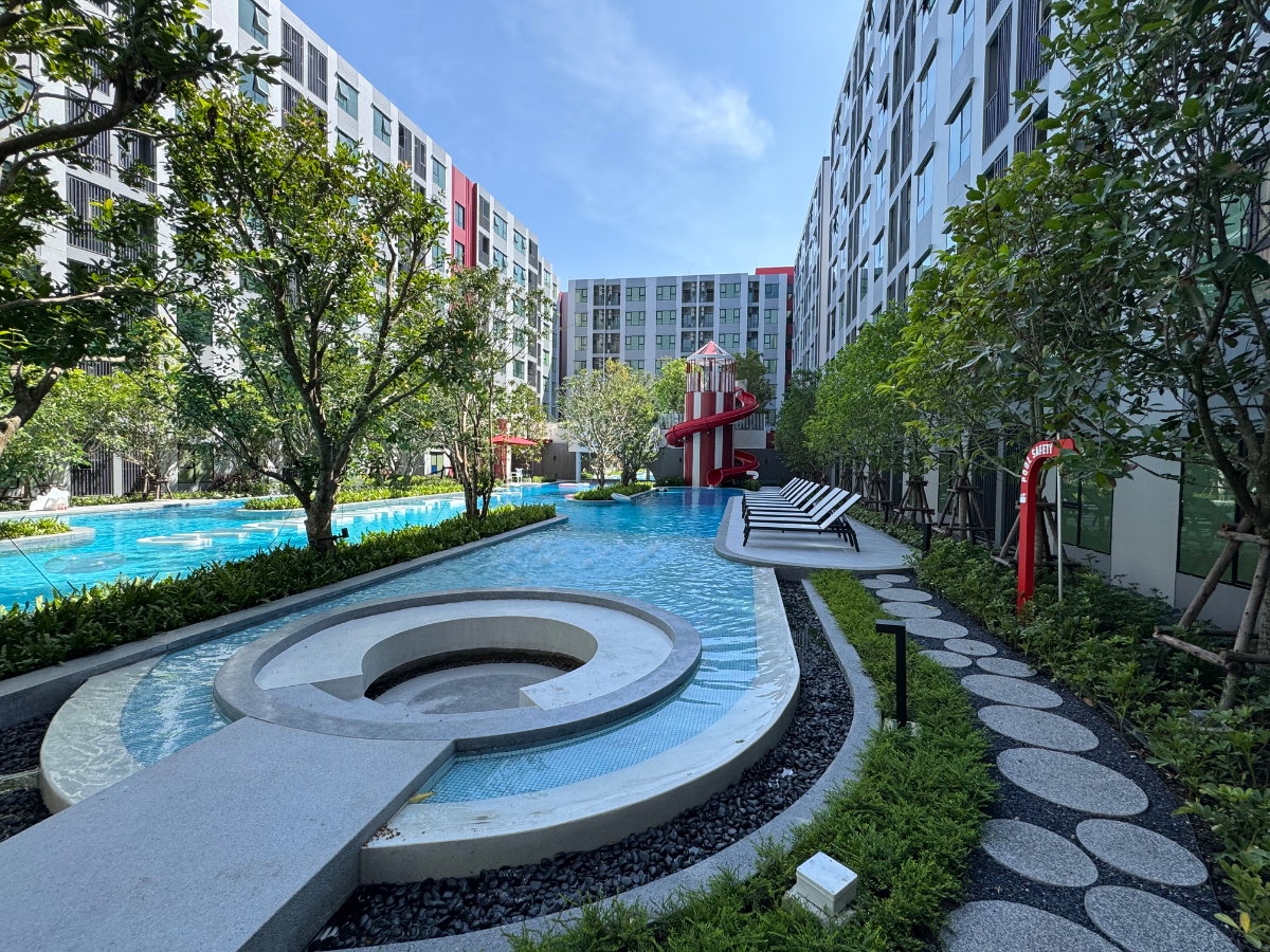 รูป ⭐️ปล่อยเช่า Kave wonderland วิวสระน้ำ เครื่องใช้ไฟฟ้าครบ🎡 - รูปที่ 11/18