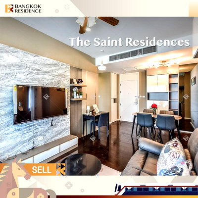 ขายคอนโด : ✨Beautiful unit!  Great value ✨ The Saint Residences near MRT Phahonyothin
