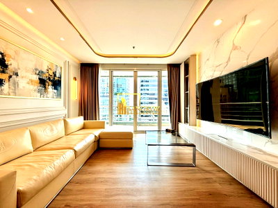 คอนโดให้เช่า : The Royal Saladaeng | Beautiful 3 Bed Condo For Rent in Silom - BR61239CD