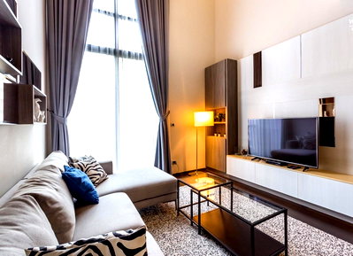 Condos for rent : LTH4506 – The XXXIX by Sansiri FOR RENT 2 beds 2 baths size 107.2 Sq.M. Nearby BTS Phrom Phong station ONLY 90k/Month