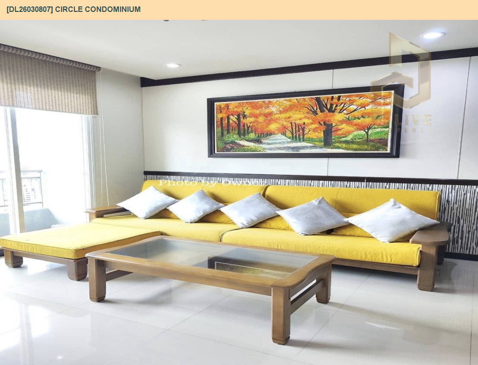 รูป DL26030807 ให้เช่าคอนโด เซอร์เคิล คอนโดมิเนียม (Circle Condominium) ใกล้ MRT เพชรบุรี พร้อมเข้าอยู่ โทรด่วน 0842740999 LineID @523dslwi - รูปที่ 3/12