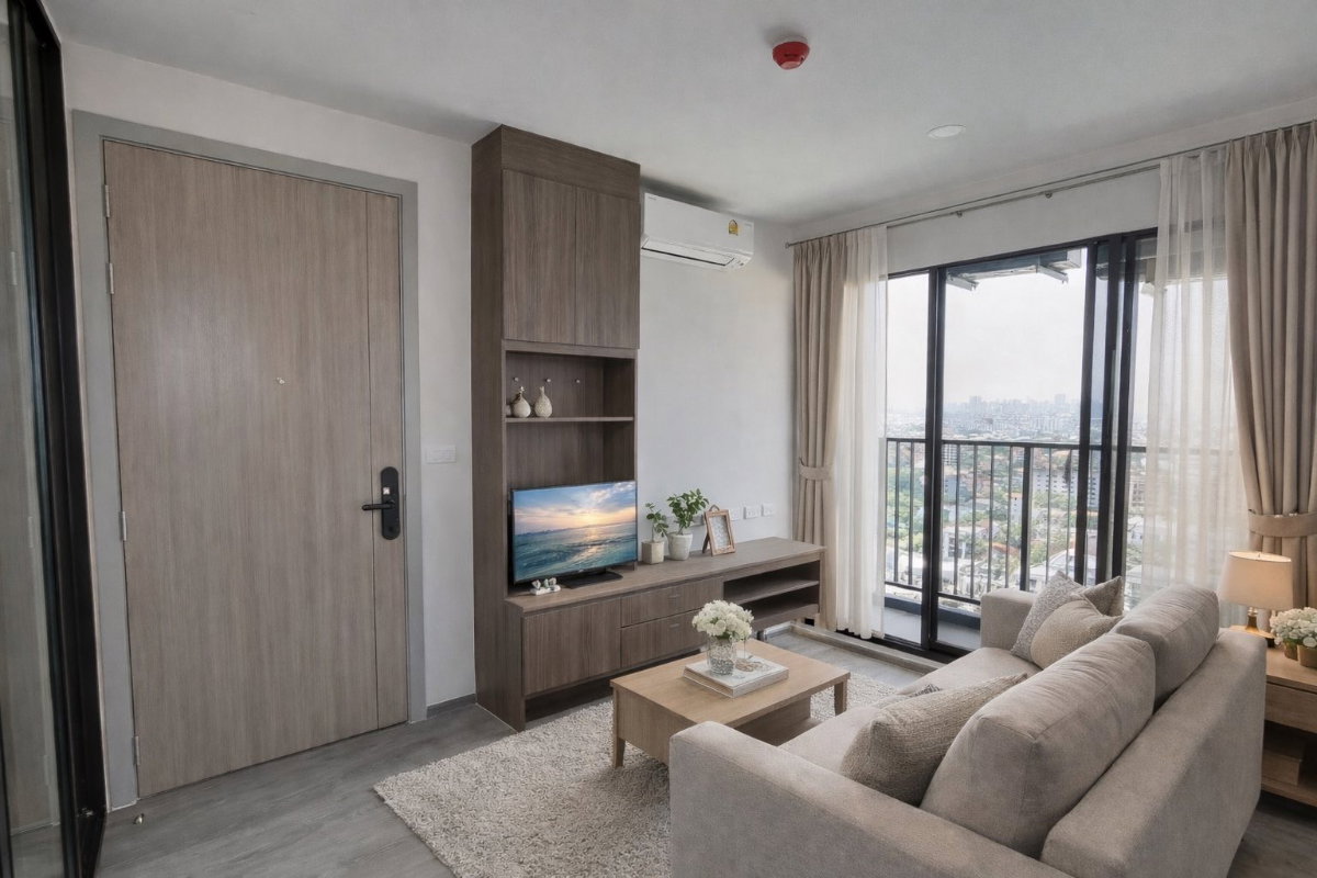 picture ✅ Spacious 2-bedroom unit within walking distance to MRT, high-potential location ✅ The Origin Ladprao–Bangkapi - 1/4