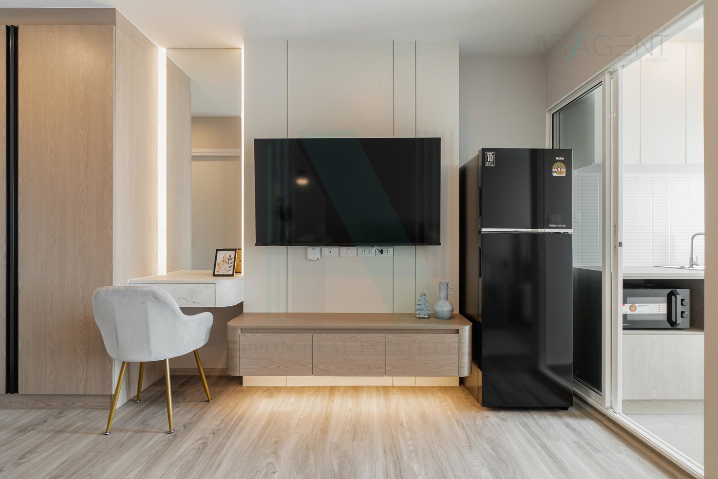 รูป 🎊 ให้เช่าคอนโด รีเจ้นท์ โฮม บางนา อาคาร A ชั้น 31 สตูดิโอ ขนาด 28 ตรม ใกล้ BTS บางนา - รูปที่ 7/8