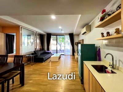 ขายคอนโด : คอนโด 2 ห้องนอน ชั้นล่าง ห้องมุมวิวสระว่ายน้ำใจกลางชะอำ เพชรบุรี