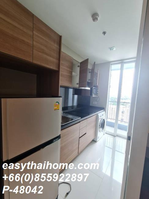รูป P-48042 วิวเมืองสวย! 1 ห้องนอน The Metropolis Samrong Interchange ใกล้ BTS สำโรง 13,000 บาท | Line Id: @easythaihome | 085-592-2897 - รูปที่ 4/4