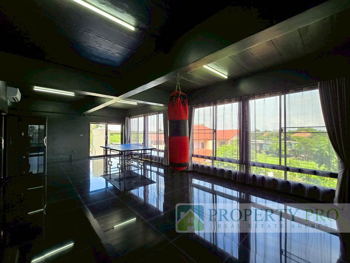 รูป ให้เช่า บ้าน รังสิต คลองหลวง บ้านเดี่ยว 3 ชั้น 5 ห้องนอน ขนาด 100 ตรว 471 ตรม รีโนเวทใหม่ Loft Style เฟอร์นิเตอร์ครบ ใกล้ มหาวิทยาลัย : EL26R-006 - รูปที่ 39/47