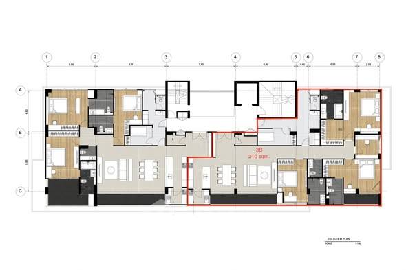 รูป คอนโด 3-ห้องนอน ที่ ณธารา เอ็กซ์คลูซีฟ เรสซิเดนซ์ ใน สุเทพ (ID 2578378) - รูปที่ 3/6