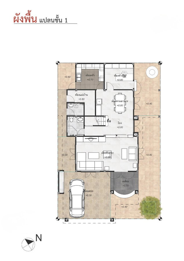 รูป 🏡 ให้เช่าบ้านเดี่ยว 2 ชั้น ย่านปิ่นเกล้า - ศาลายา | หมู่บ้านสวนดอกไม้ บรมราชชนนี 105 ✨ บ้านหลังใหญ่ ใกล้เมือง เดินทางสะดวก - รูปที่ 14/15