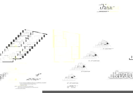 1 Bed 1 Bath 36 SQ.M. The Base Urban Rama 9