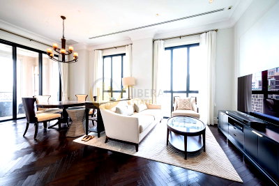 Condos for rent : LTH3014 – 98 Wireless FOR RENT 2 beds 3 baths size 121 Sq.M. Nearby BTS Phloen Chit station ONLY 210k/Month