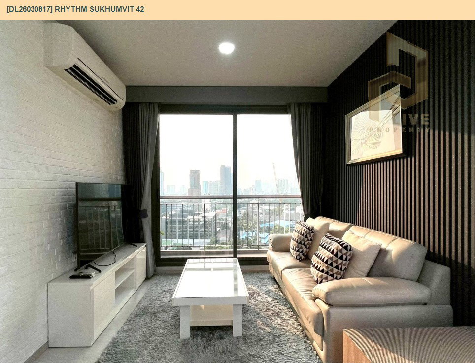 รูป DL26030817 ให้เช่าคอนโด ริทึ่ม สุขุมวิท 42 (Rhythm Sukhumvit 42) ใกล้ BTS เอกมัย พร้อมเข้าอยู่ โทรด่วน 0800343450 LineID @655ebbvc - รูปที่ 3/16