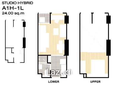 ขายคอนโด : 24.8 ตร.ม. สตูดิโอ 1 ห้องน้ำ คอนโดสำหรับ ขายใน หัวหมาก