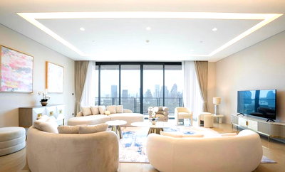 คอนโดให้เช่า : SL108/Penthouse ระดับ Ultra Luxury ใจกลางหลังสวน ในโครงการ Sindhorn Kempinski Residence ให้เช่า