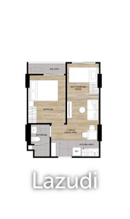 1 Bed 1 Bath 28.25 SQ.M Dcondo Cove