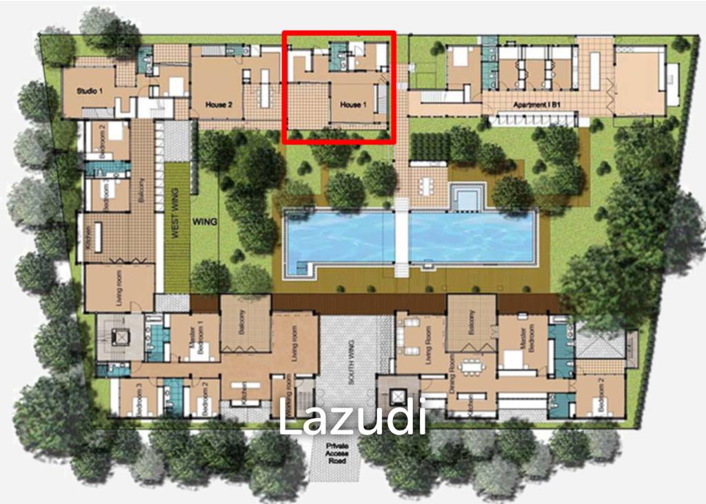 รูป ดูเพล็กซ์ คอนโด 4 ห้องนอน ฟรีโฮลด์ใน Casa Dang Hua Hin พิเศษ - รูปที่ 2/37