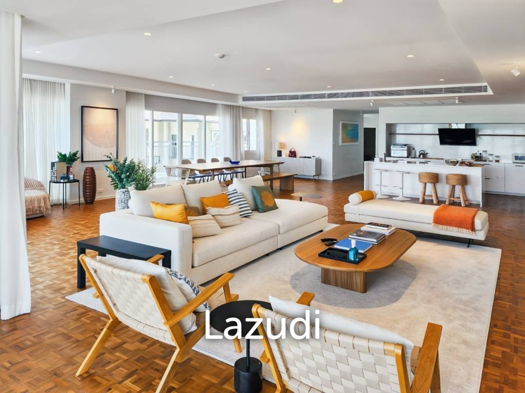 รูป คอนโดหรูริมชายหาดโอเชียนวิว 4 ห้องนอน 3 ห้องน้ำ ในโครงการบ้านทิวคลื่น หัวหิน - รูปที่ 3/13