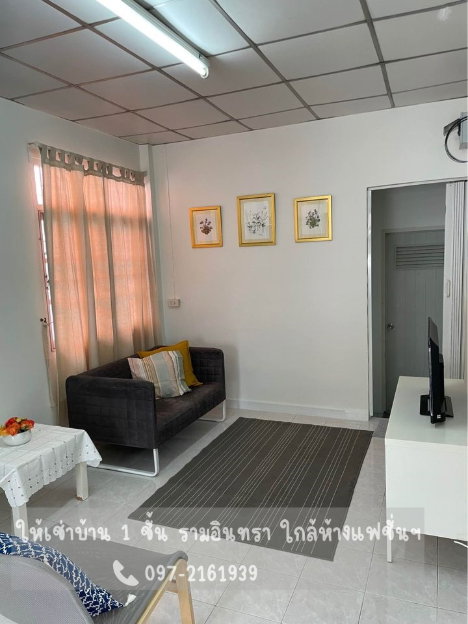 รูป ให้เช่าบ้านเดี่ยว 1 ชั้น รีโนเวทใหม่ รามอินทรา ทำเลดีมาก พร้อมอยู่  - รูปที่ 16/16