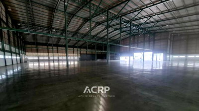 เช่าโรงงาน การประปานครหลวง บางเขน : ให้เช่าโกดัง โรงงาน บางนา-ตราด กม.23 (ซอยวัดบัวรอง)พื้นที่สีม่วง ทำเลศักยภาพ ติดถนนใหญ่ 