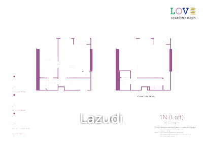 ขายคอนโด : คอนโดดูเพล็กซ์ 2 ชั้น 86 ตร.ม. ชั้น37 ย่านคลองสาน วิวแม่น้ำ