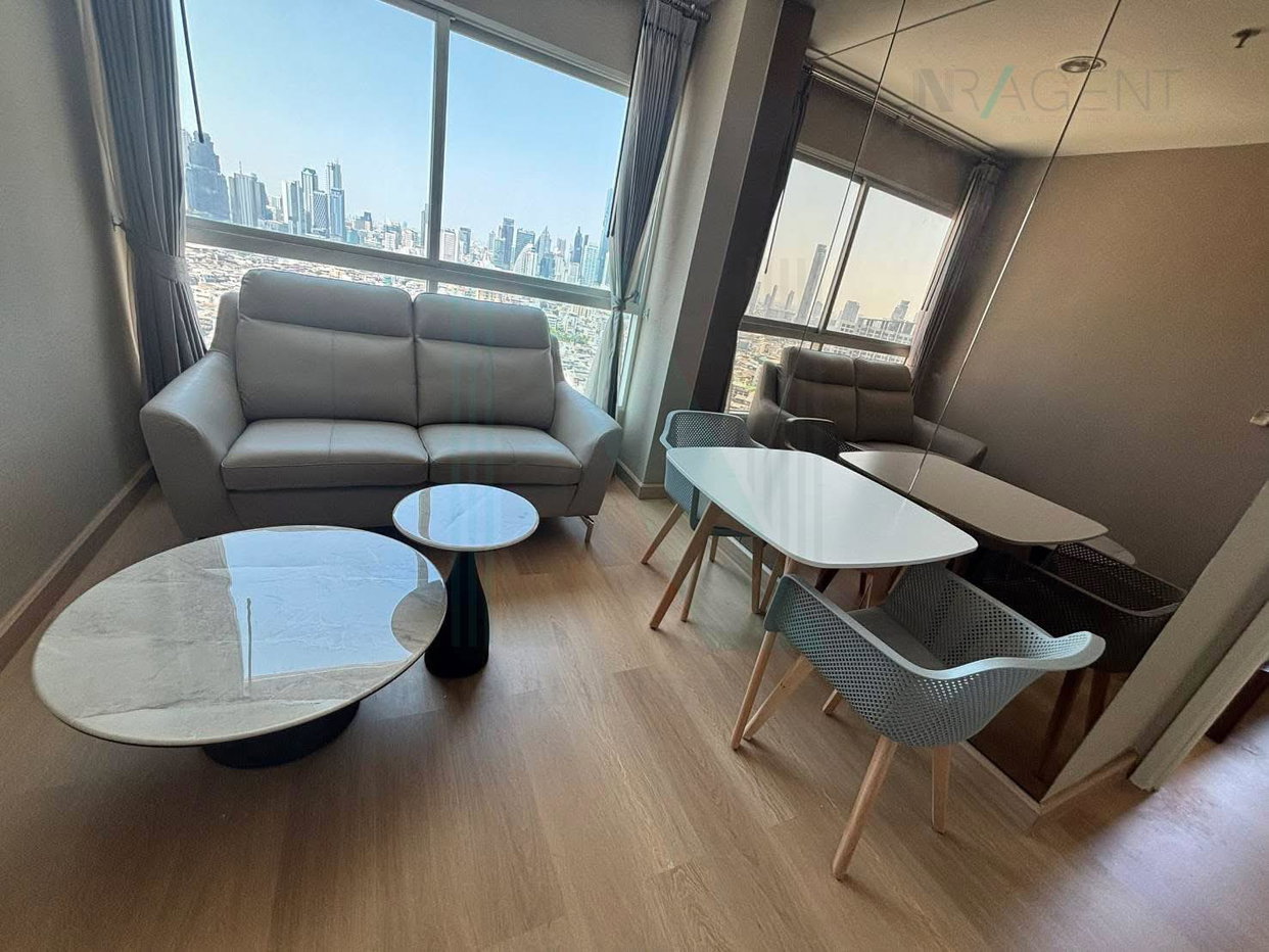 รูป ให้เช่าคอนโด ฟิวส์ จันทน์-สาทร อาคาร 1 ชั้น 29 1 ห้องนอน ขนาด 30.25 ตรม ใกล้ เซ็นทรัล พระราม 3 - รูปที่ 2/8