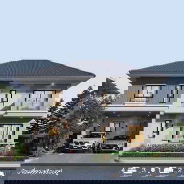 บ้านโครงการบารมี บ้านเดี่ยว ทำเลดี ติดถนนใหญ่เดินทางสะดวก