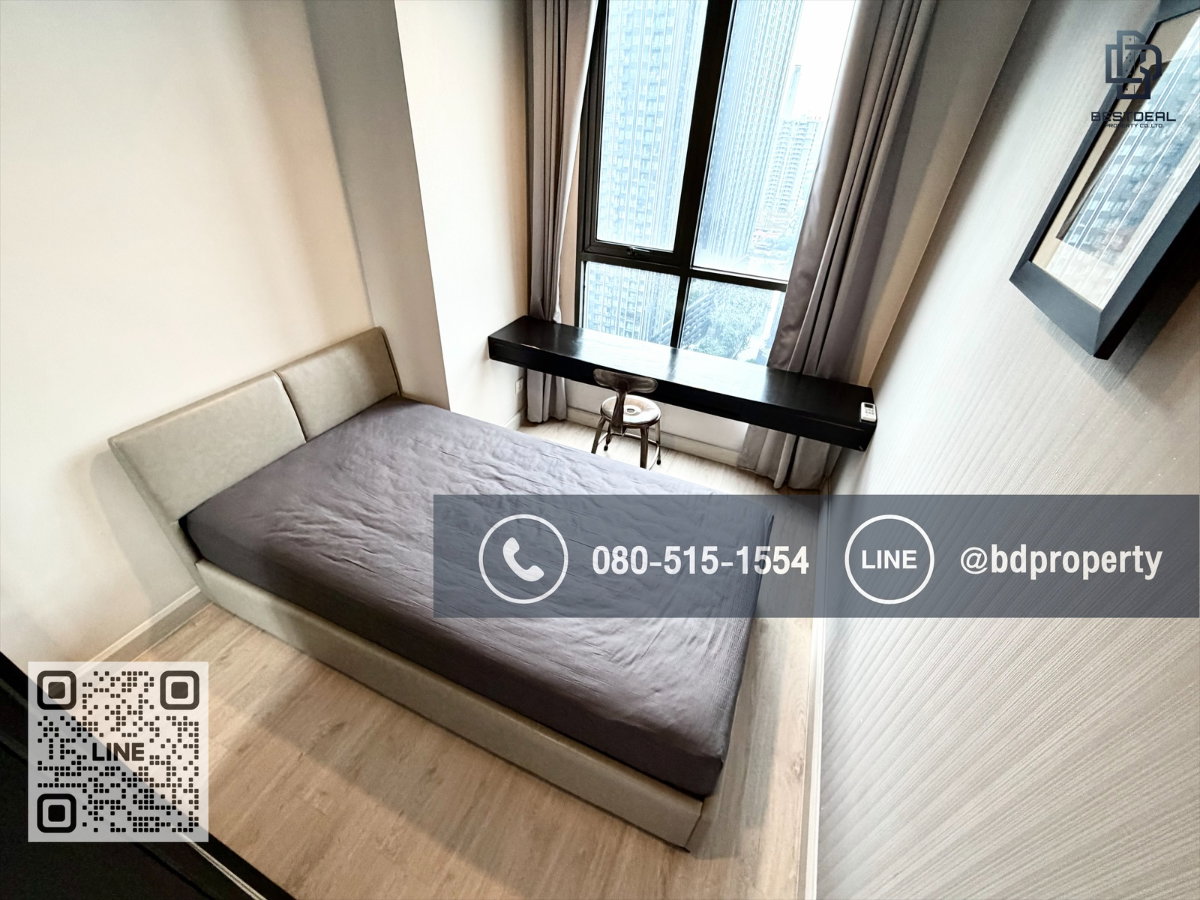 รูป Bestdeal ให้เช่าด่วน!!!ราคา 26,000/เดือน 2 ห้องนอน 55 sqm. เฟอร์นิเจอร์และเครื่องใช้ไฟฟ้าครบพร้อมเข้าอยู่ ใกล้MRT และ เซ็นทรัลพระราม 9 เพียง 80 ม. - รูปที่ 8/19