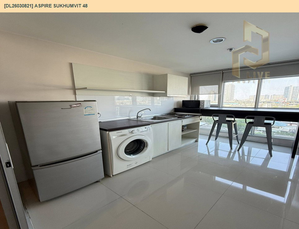 รูป DL26030821 ให้เช่าคอนโด แอสปาย สุขุมวิท 48 (Aspire Sukhumvit 48) ใกล้ BTS พระโขนง พร้อมเข้าอยู่ โทรด่วน 0842740999 LineID @523dslwi - รูปที่ 4/7