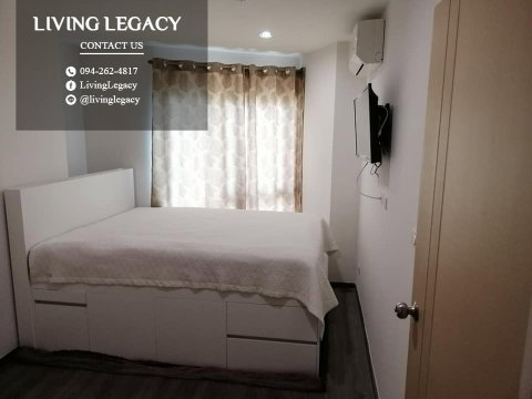 SHZC4A ให้เช่าคอนโด Rich Park @ Triple Station 27 ตร.ม. ชั้น 23 line id : @livinglegacy