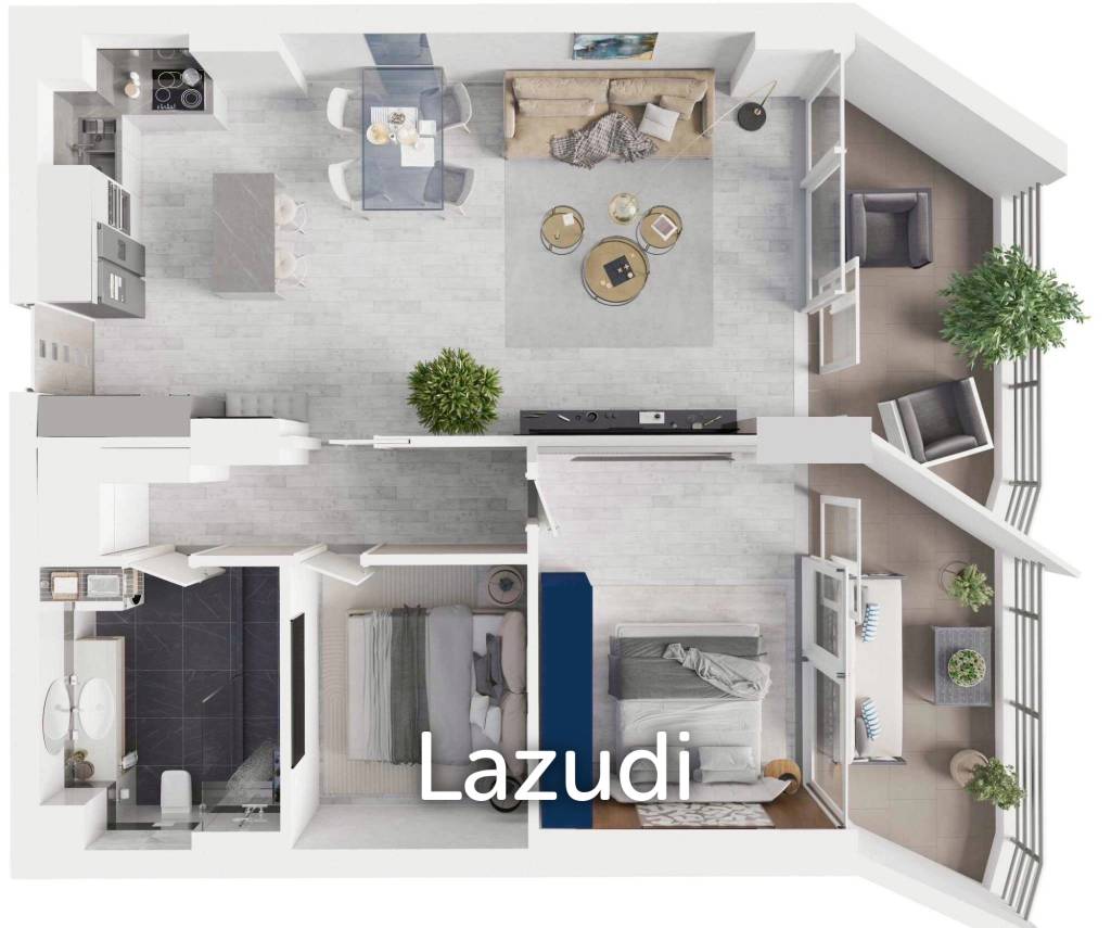 picture 2 Bedroom 1 Bathroom 92 SQ.M. View Talay 5 Condominium - 9/9