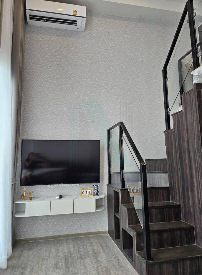 รูป 🚩 ให้เช่าคอนโด ดิ ออริจิ้น ปลั๊ก แอนด์ เพลย์ รามอินทรา อาคาร A ชั้น 9 Duplex ขนาด 39.00 ตรม ใกล้ ใกล้ รถไฟฟ้า สถานีรามอินทรา กม.9 - รูปที่ 3/8