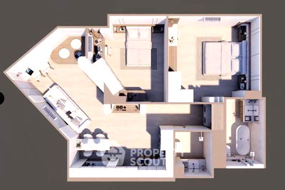 Condos for sale Maya Chiang Mai : 2-BR Condo at Hillside 3 Condominium close to Nimmanhaemin (ID 2709575)