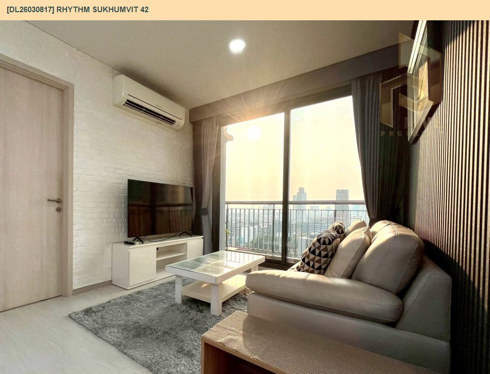 รูป DL26030817 ให้เช่าคอนโด ริทึ่ม สุขุมวิท 42 (Rhythm Sukhumvit 42) ใกล้ BTS เอกมัย พร้อมเข้าอยู่ โทรด่วน 0800343450 LineID @655ebbvc - รูปที่ 9/16