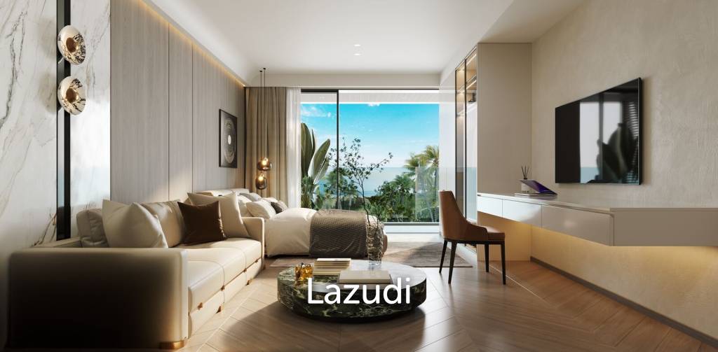 รูป 37.6 ตร.ม. สตูดิโอ 1 ห้องน้ำ คอนโดสำหรับ ขายใน เชิงทะเล - รูปที่ 1/2