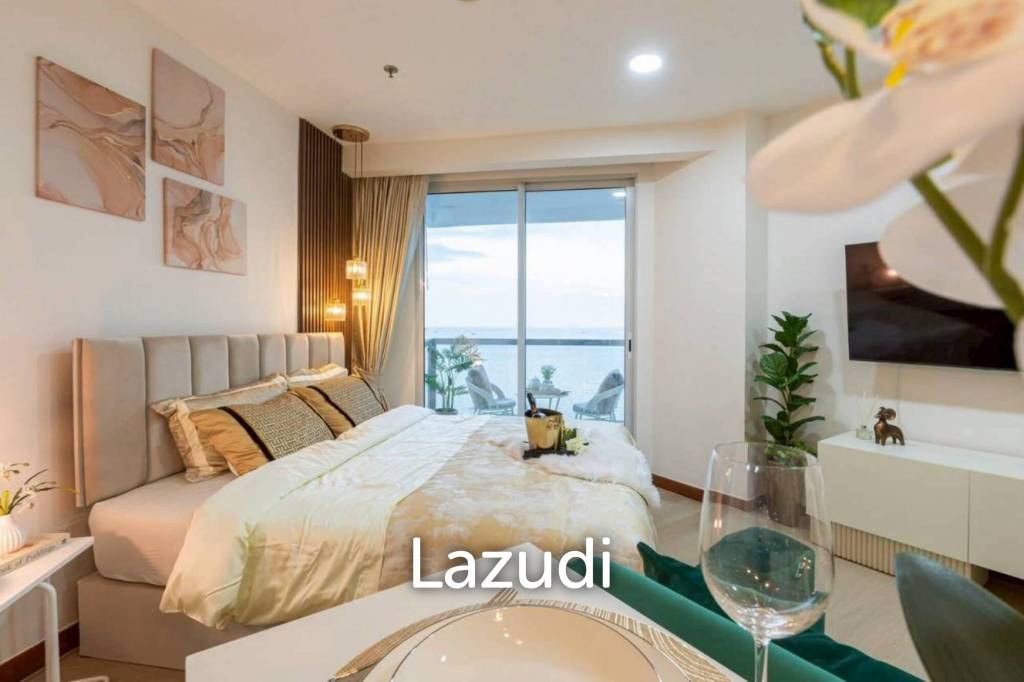 รูป คอนโดวิวทะเล 32 ตร.ม. ชั้น18 ย่านนาเกลือ พัทยา - รูปที่ 2/8