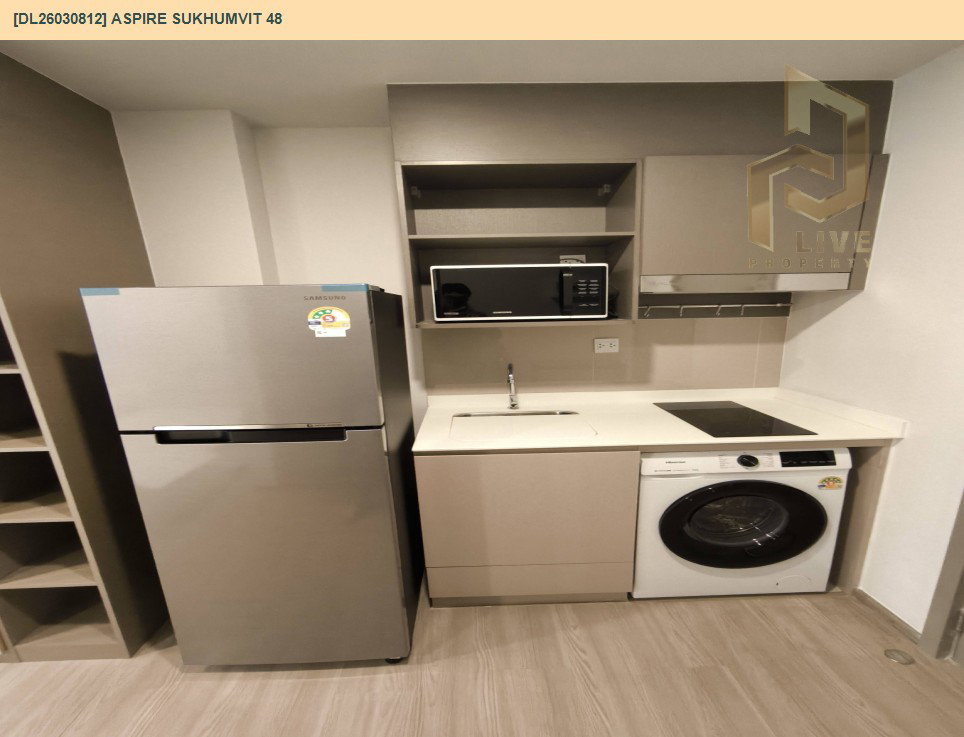 รูป DL26030812 ให้เช่าคอนโด แอสปาย สุขุมวิท 48 (Aspire Sukhumvit 48) ใกล้ BTS พระโขนง พร้อมเข้าอยู่ โทรด่วน 0656259498 LineID @257sxzzu - รูปที่ 6/7