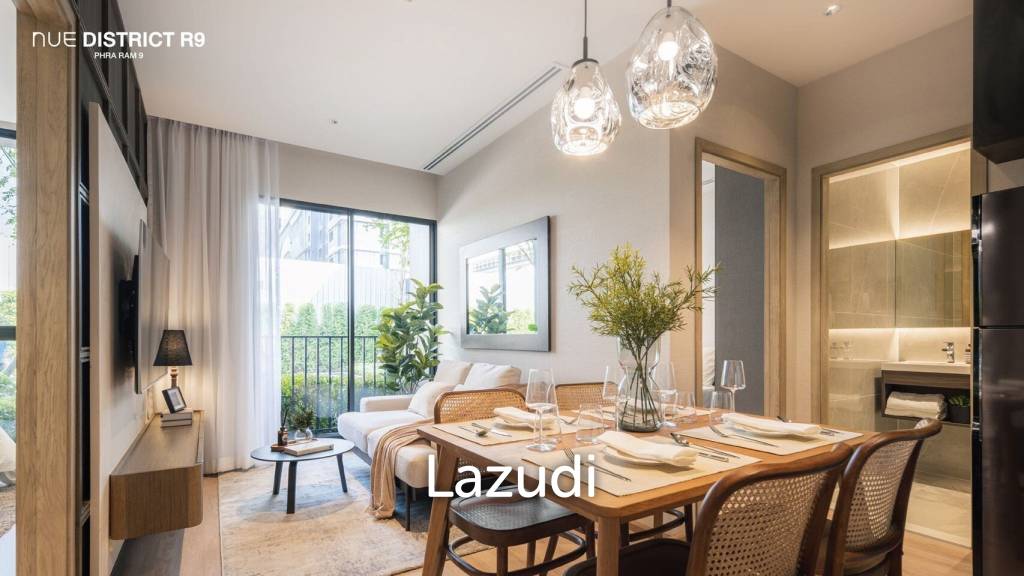 รูป 46.0 ตร.ม.  2 ห้องนอน  2 ห้องน้ำ คอนโดสำหรับ ขายใน ห้วยขวาง - รูปที่ 1/5