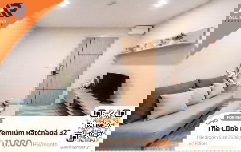 Premium room 🔥 The Cube Premium Ratchada 32 | Near MRT Lat Phrao | Modern minimalist design | Beautiful unit, ready to move in