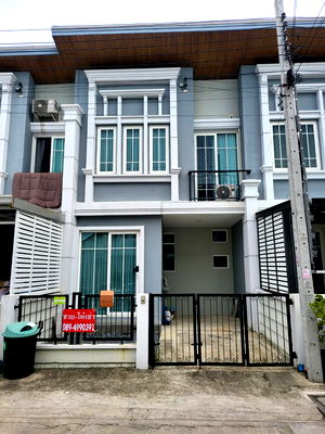 Townhouses for rent Anya Thani Industrial Estate (Gemopolis) : Rent 15,000 THB Golden Town Home 3 Bangna Suanluang
