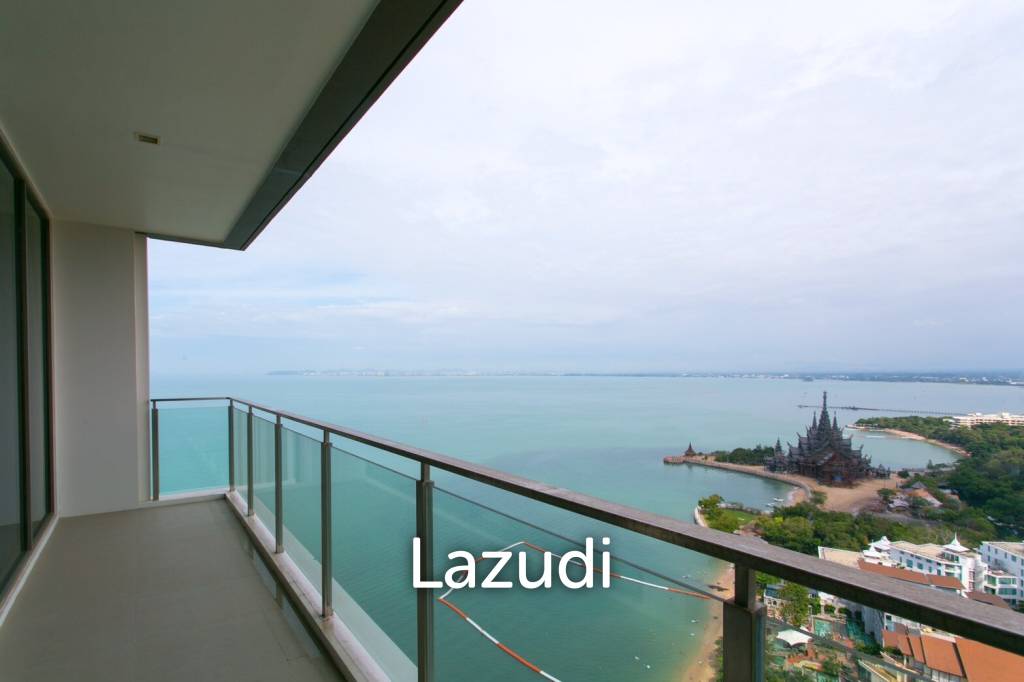 รูป คอนโดหรูพร้อมวิวทะเลที่บางละมุง ใกล้ชายหาด ชั้้นสูง บรรยากาศทันสมัย - รูปที่ 4/14