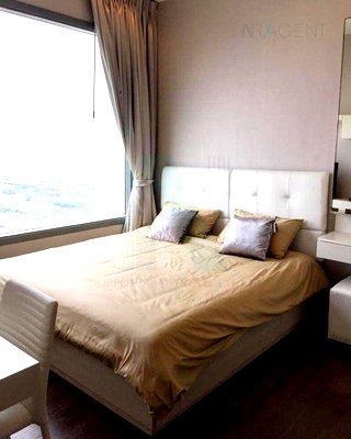 Condos for rent : For rent, Q Asoke, 1 bedroom, 35th floor, near MRT Phetchaburi.
