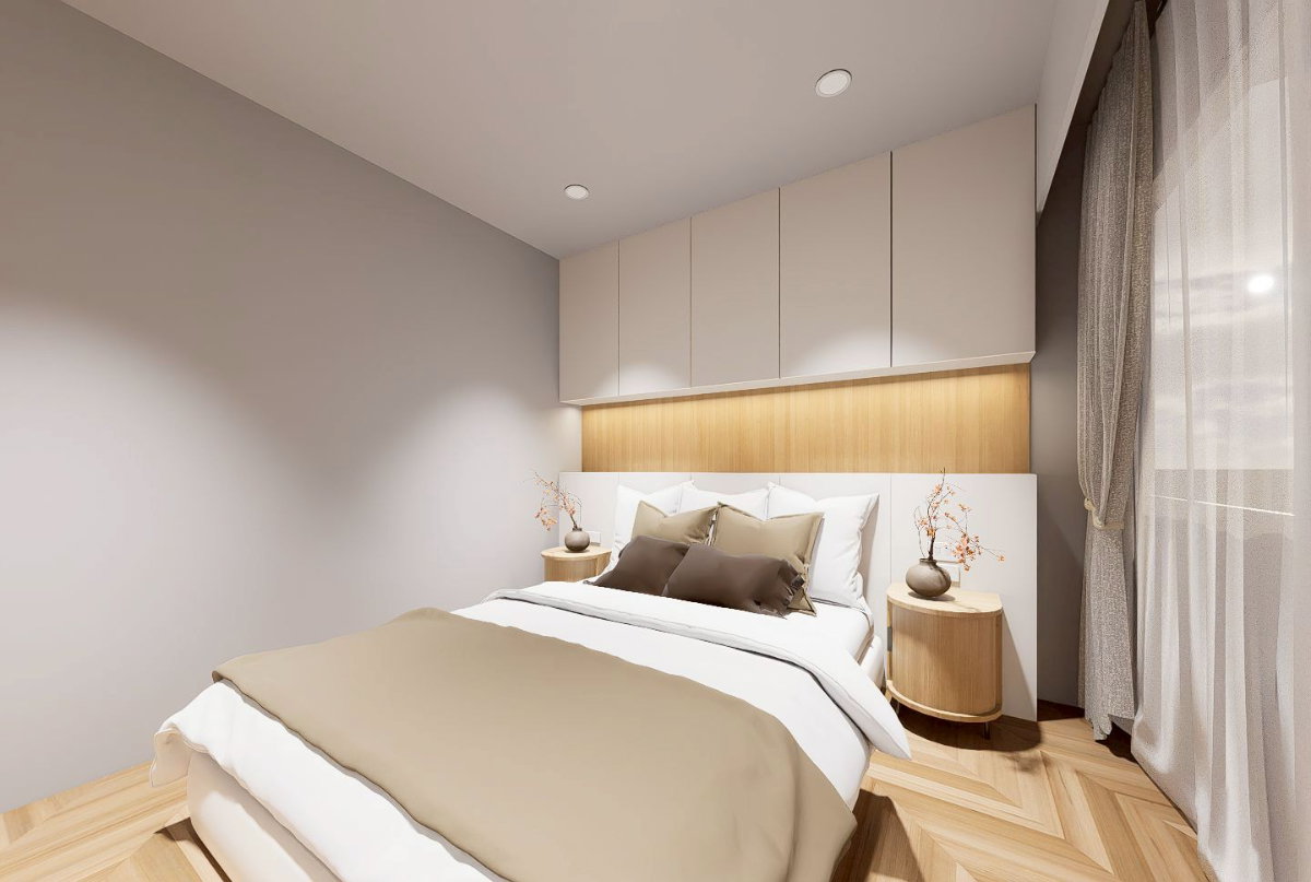 รูป เปิดตัวน้องใหม่ ขนาด 67 ตร.ม. ใกล้รถไฟฟ้าเพียง 150 เมตร คอนโดเเบบ 2 นอน 1 น้ำ - รูปที่ 8/37