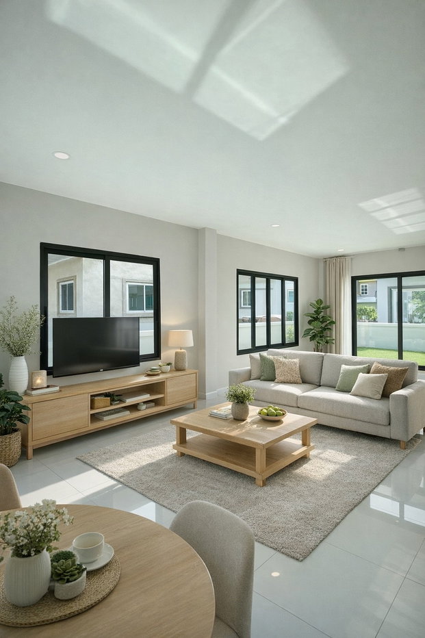 รูป บ้านโครงการบารมี บ้านเดี่ยว ทำเลดี ติดถนนใหญ่เดินทางสะดวก  - รูปที่ 2/6