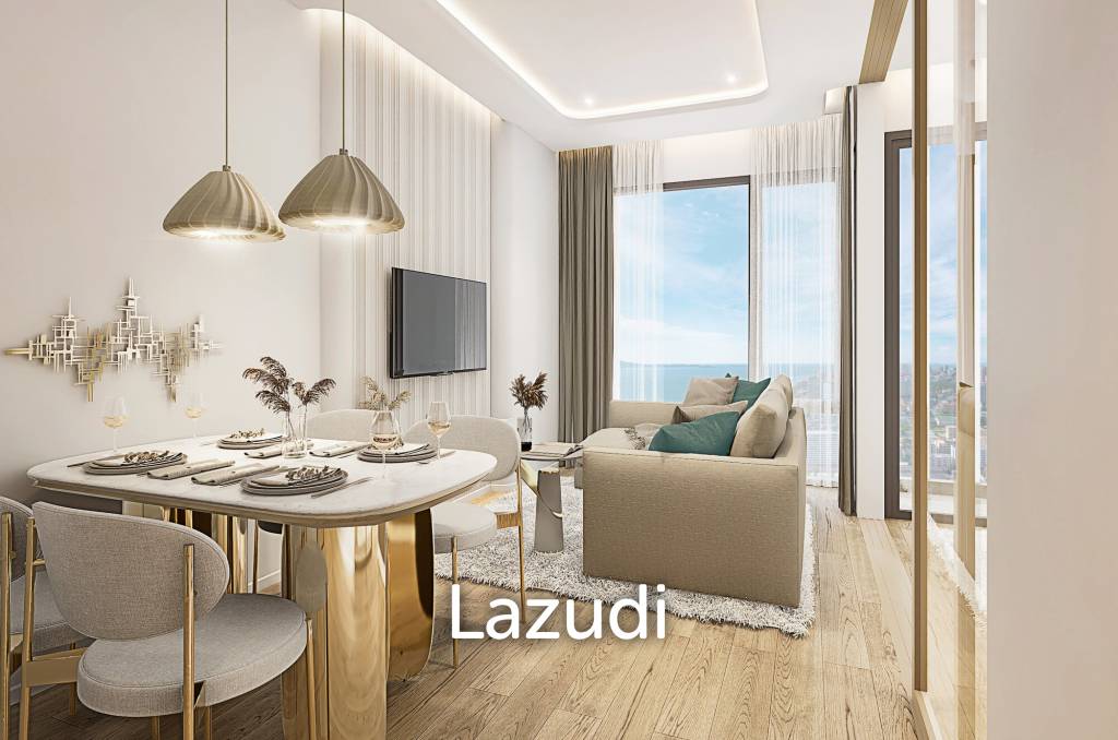 รูป 1 ห้องนอน 1 ห้องน้ำ 49.38 ตร.ม. ซีสไปร์ จอมเทียน - รูปที่ 1/7