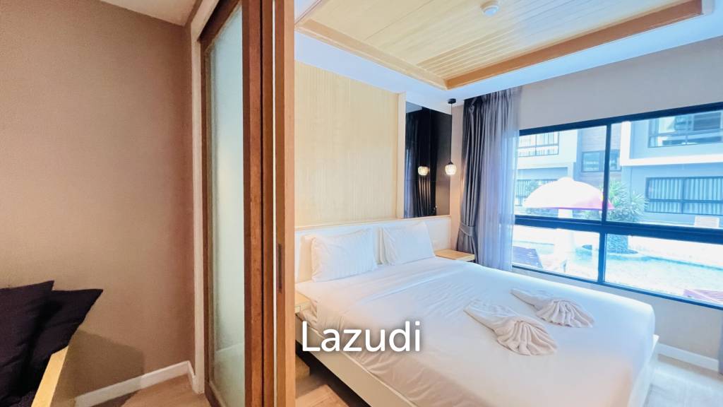 รูป คอนโด 30.5 ตร.ม. ใจกลางหัวหิน ห้องนอนวิวสระว่ายน้ำ ชั้น 2 ใกล้เมือง - รูปที่ 6/15