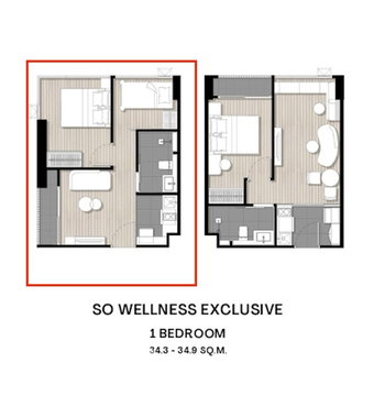 1-BR Condo at So Origin Siriraj near MRT Fai Chai (ID 2658698)