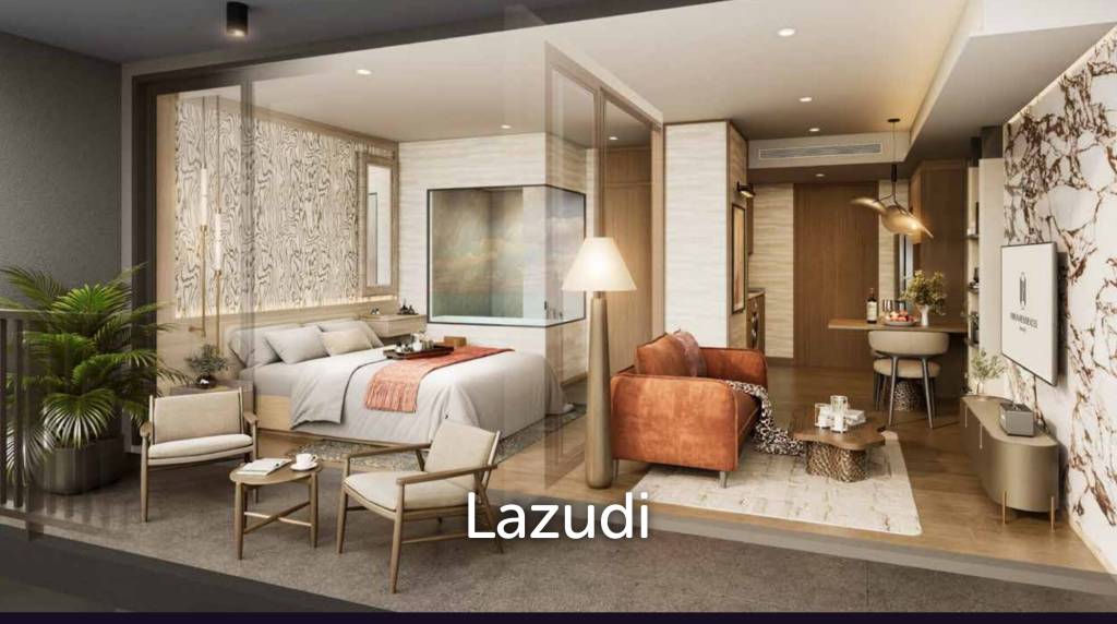 รูป 40.3 ตร.ม.  1 ห้องนอน  1 ห้องน้ำ คอนโดสำหรับ ขายใน เชิงทะเล - รูปที่ 1/1