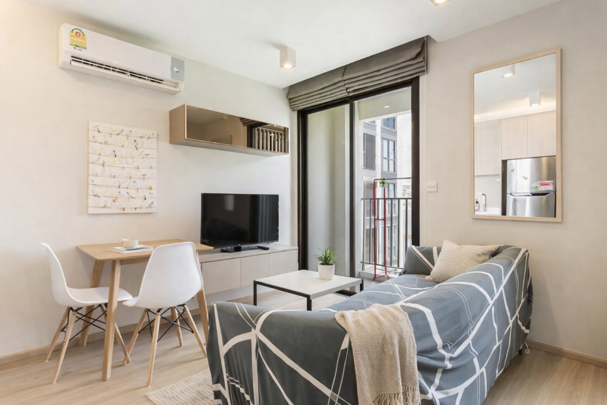 รูป 🍀🍀 🐶Pet Friendly🐱 Rare Unit❤️🔥 ให้เช่า📌 มาเอสโตร 12 ราชเทวี(Line: @rent2022) 🚆BTSราชเทวี พร้อมเข้าอยู่ 🔖A10900 - รูปที่ 6/12