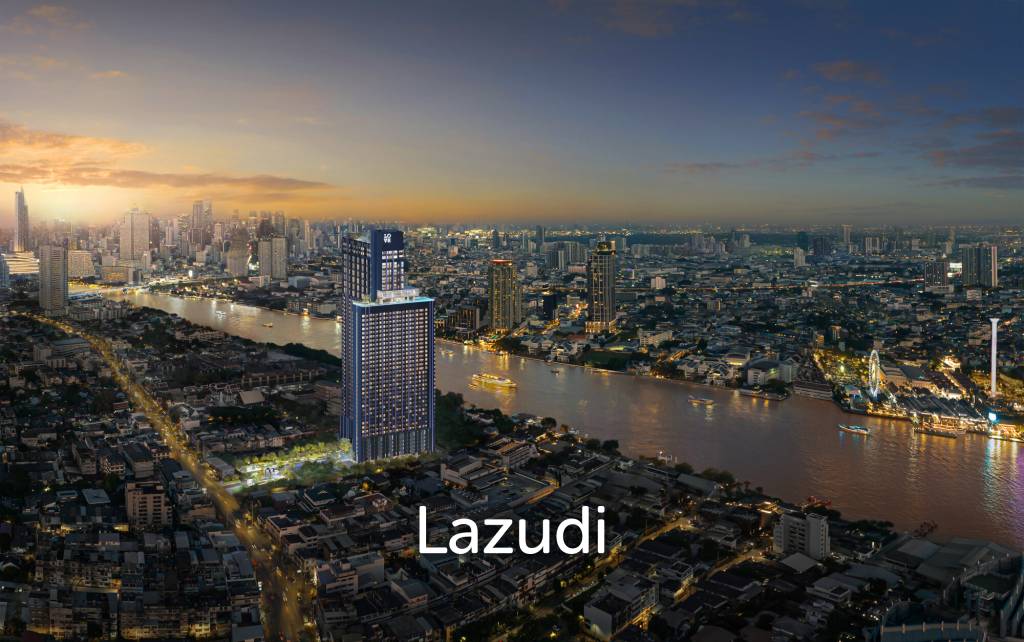 รูป คอนโดดูเพล็กซ์ 2 ชั้น 86 ตร.ม. ชั้น37 ย่านคลองสาน วิวแม่น้ำ - รูปที่ 13/16